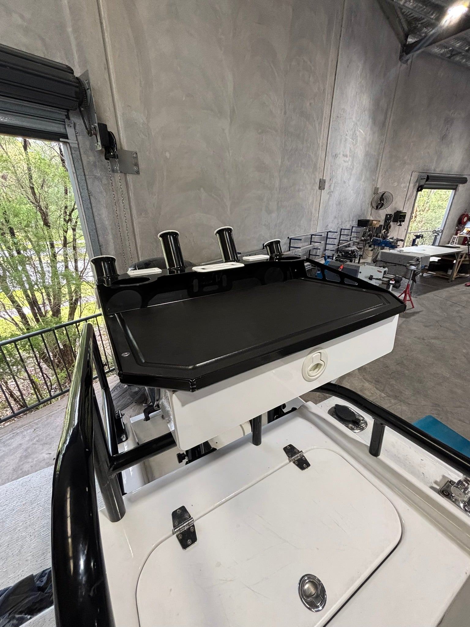 Aluminium Bait Board and Drawer - 600mm