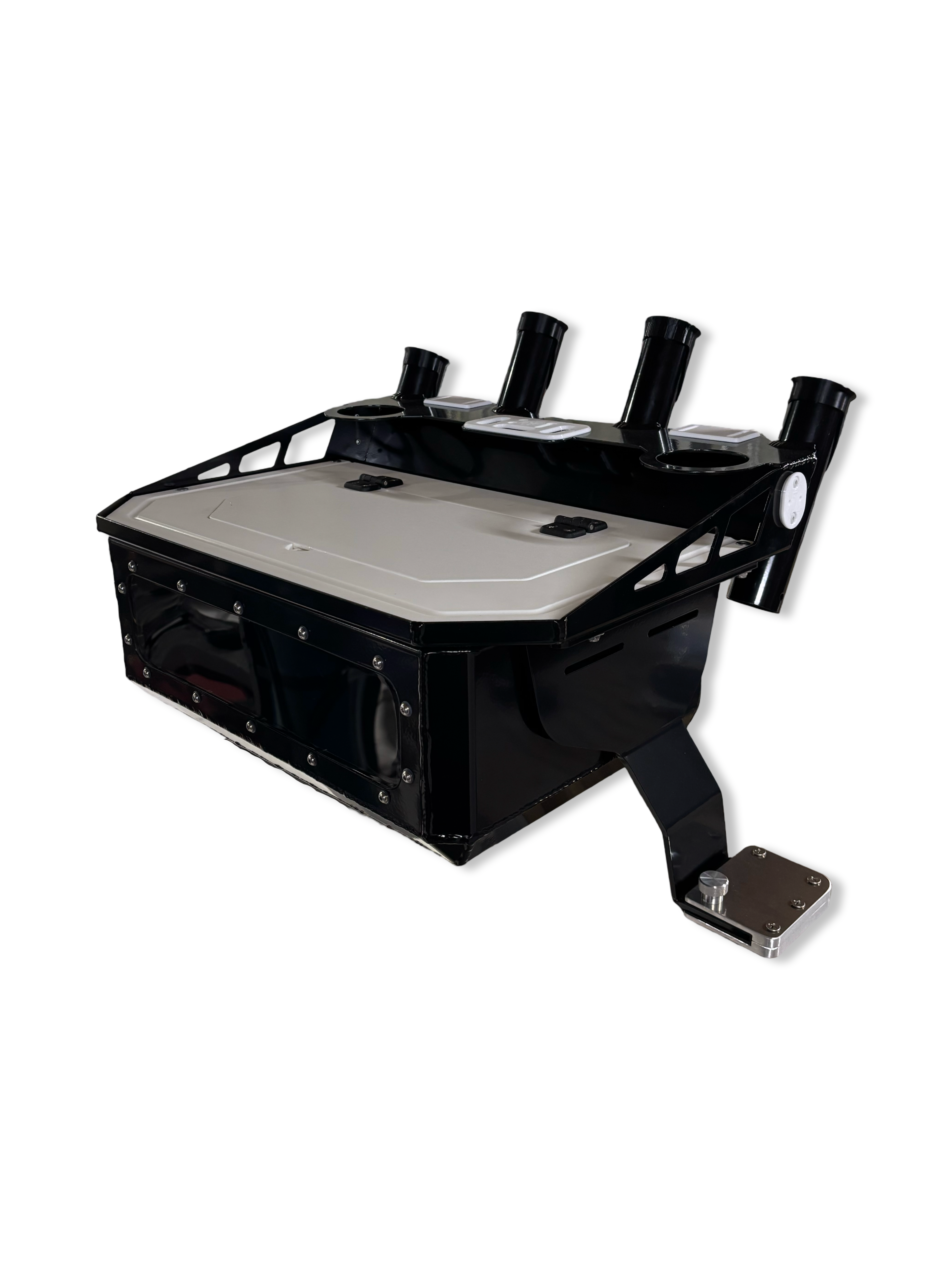 Aluminium Bait Board and Live Bait Tank - 600mm