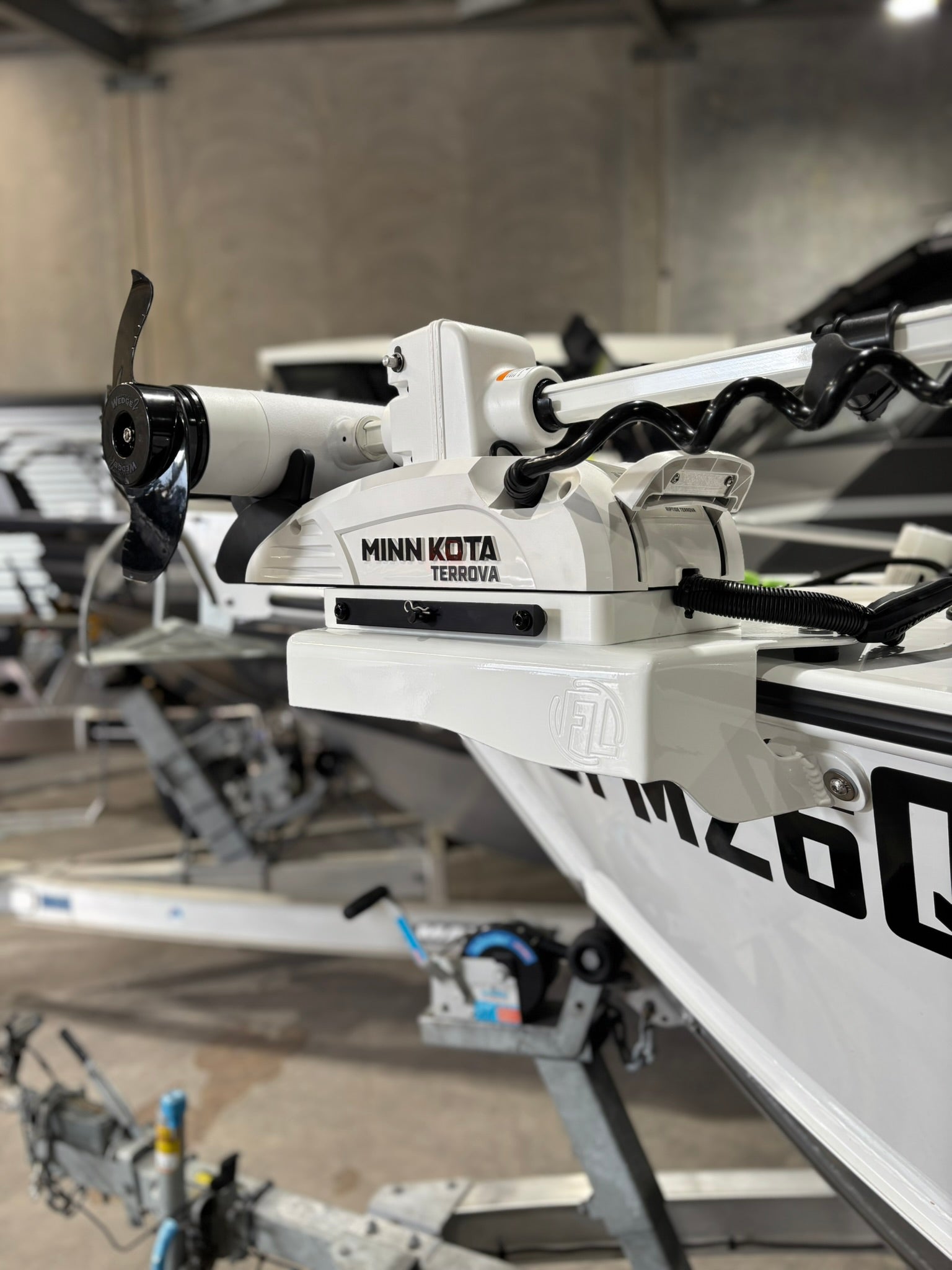 Universal Tinnie Bow Mount Motor Bracket