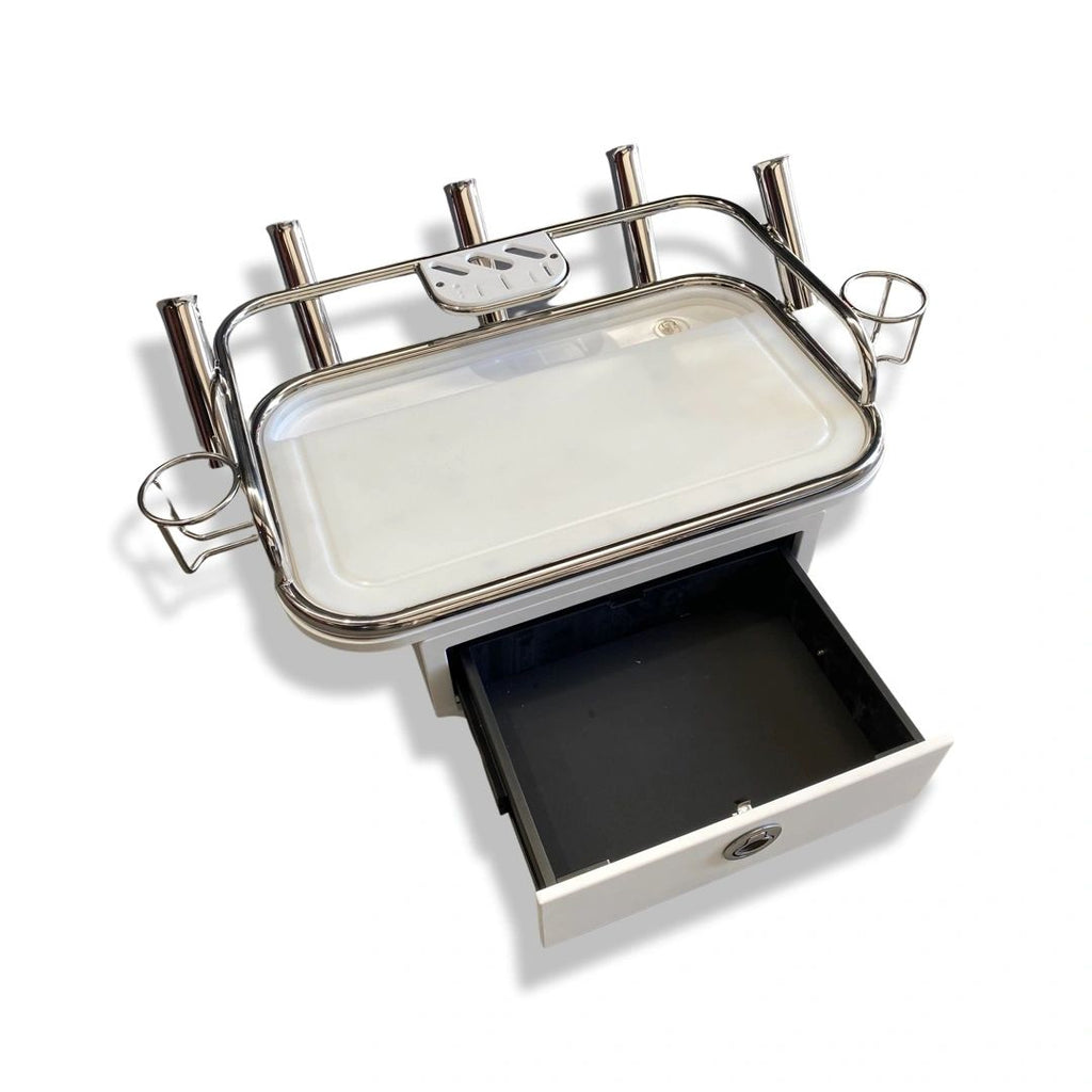 Stainless Steel Bait Board 75x45cm Base With Drawer image 3