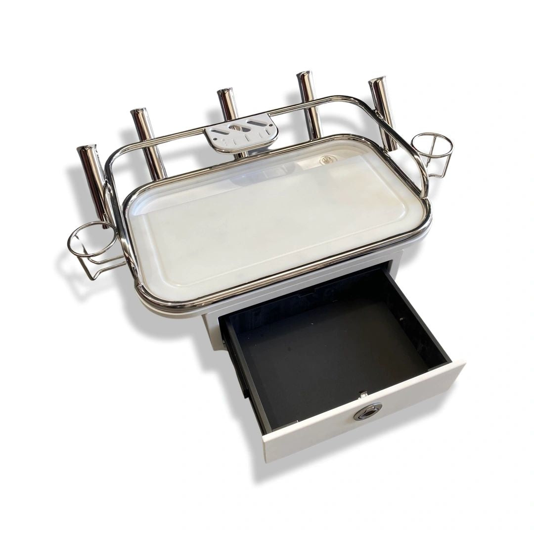 Stainless Steel Bait Board 75x45cm Base With Drawer image 3