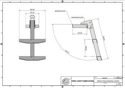Aluminium Boat Ladder image 4