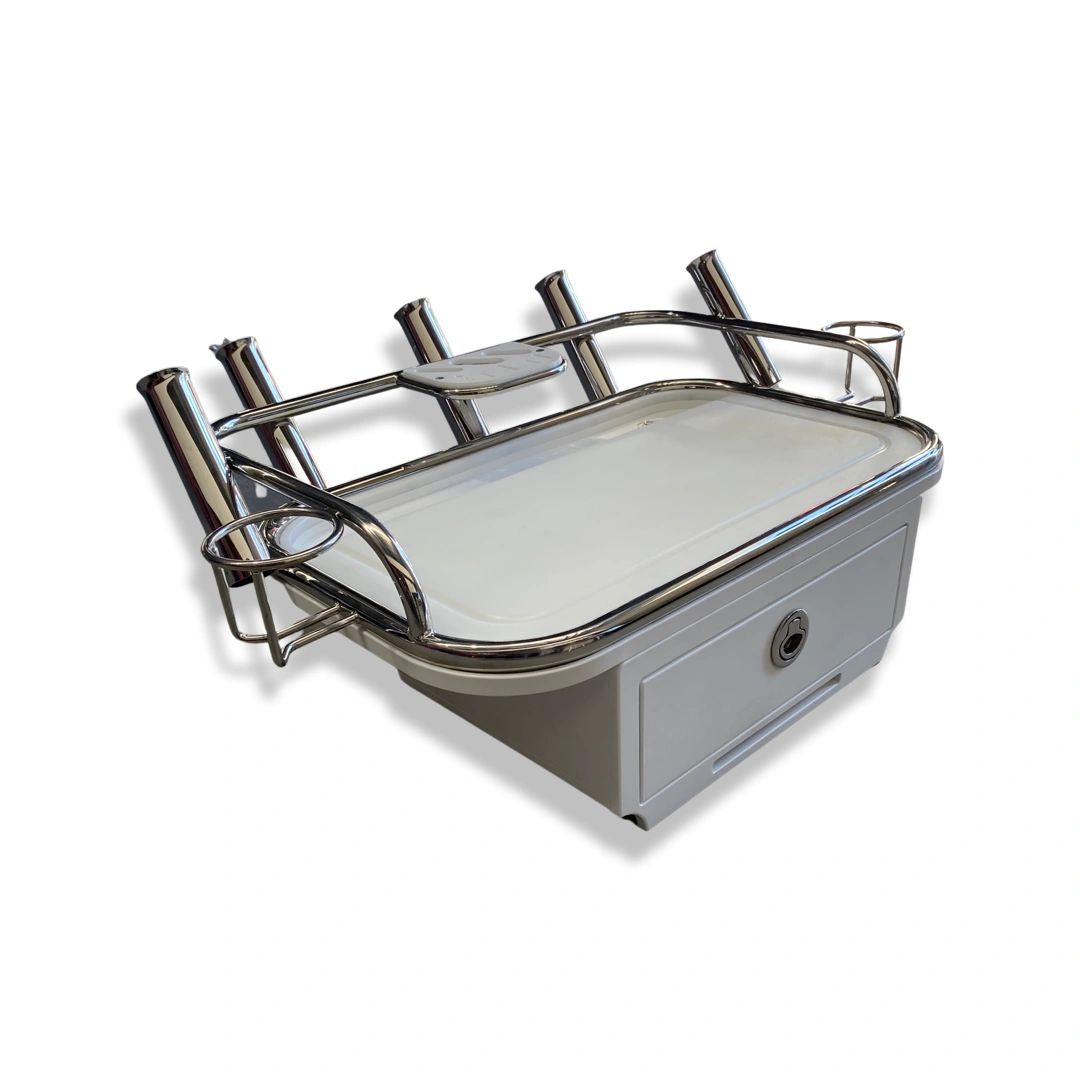 Stainless Steel Bait Board 75x45cm Base With Drawer image 0