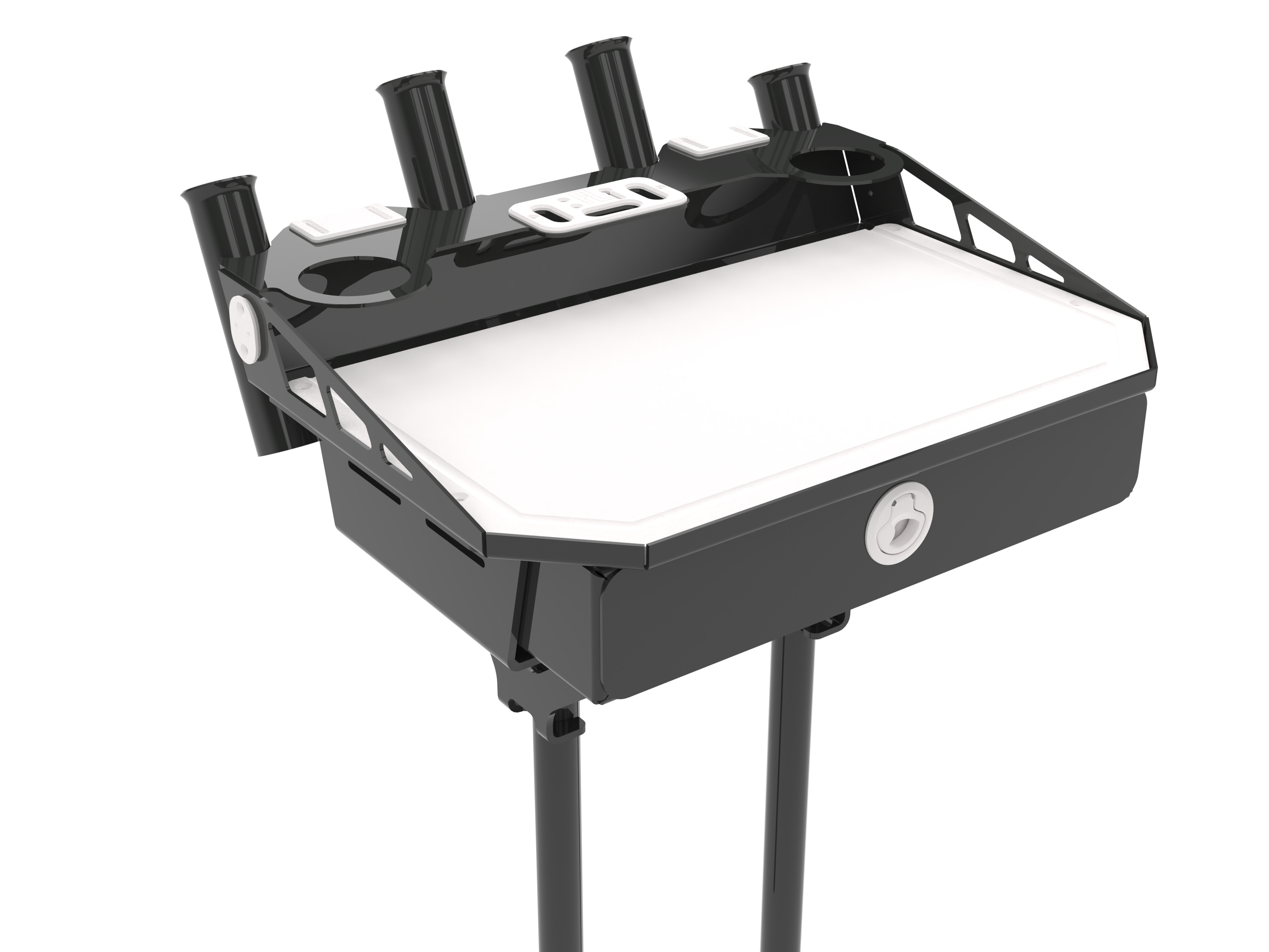 Aluminium Bait Board and Drawer - 600mm