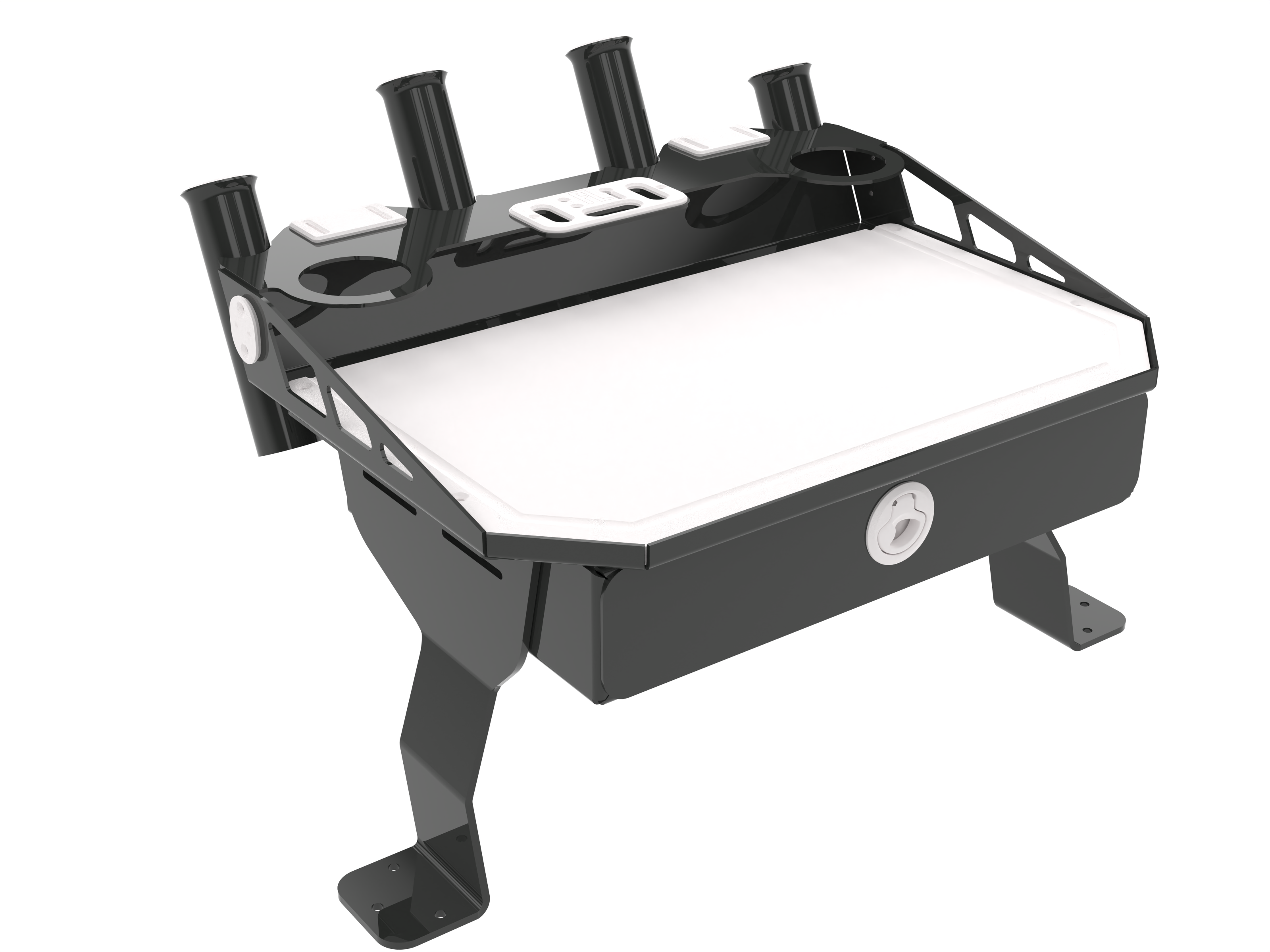 Aluminium Bait Board and Drawer - 600mm