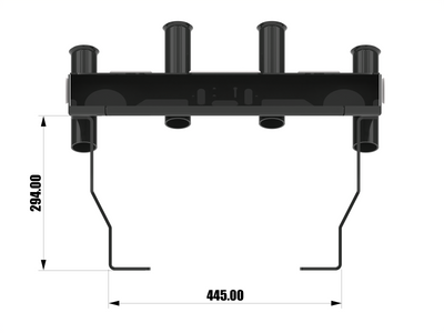 Aluminium Bait Board Mounts
