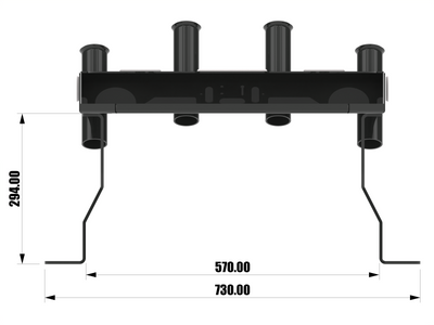 Aluminium Bait Board Mounts