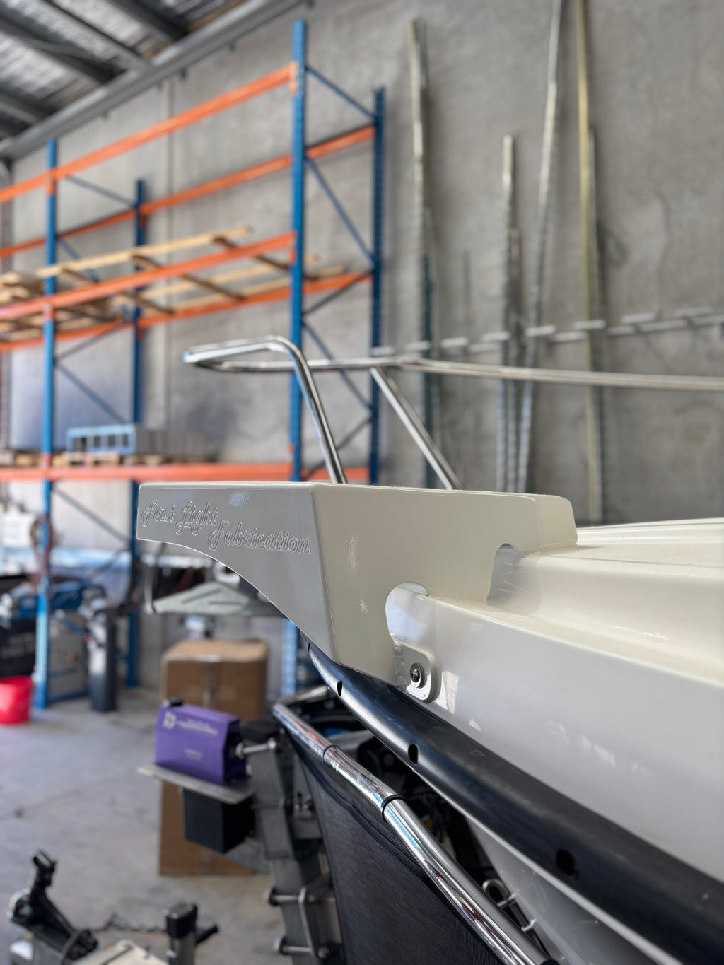 Bass Straight Boats Offshore '24 Trolling Motor Mount image 4