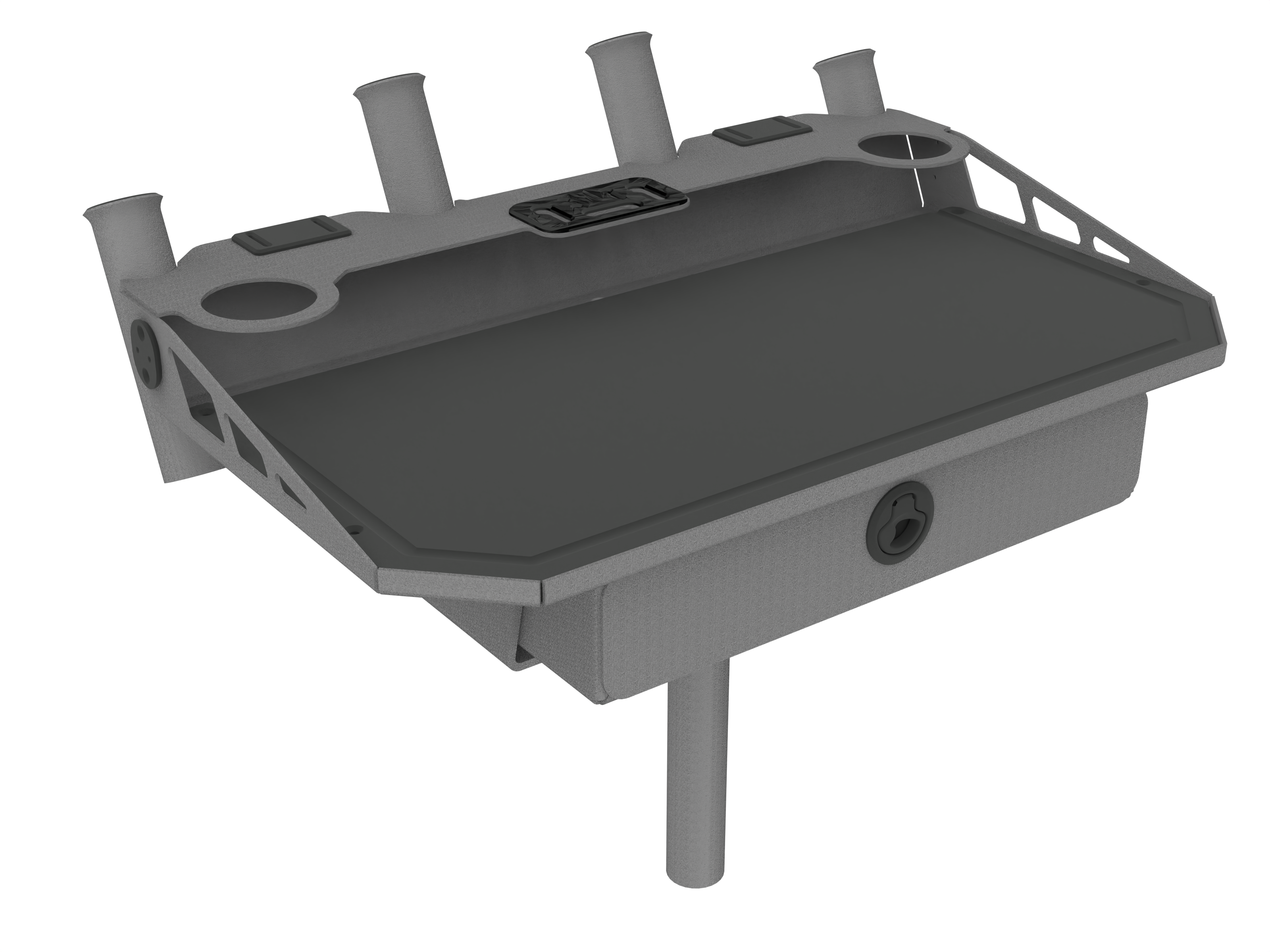 Aluminium Bait Board and Drawer- 750mm