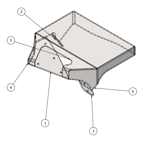 Cruise Craft Outsider 685 ST Motor Mount image 2