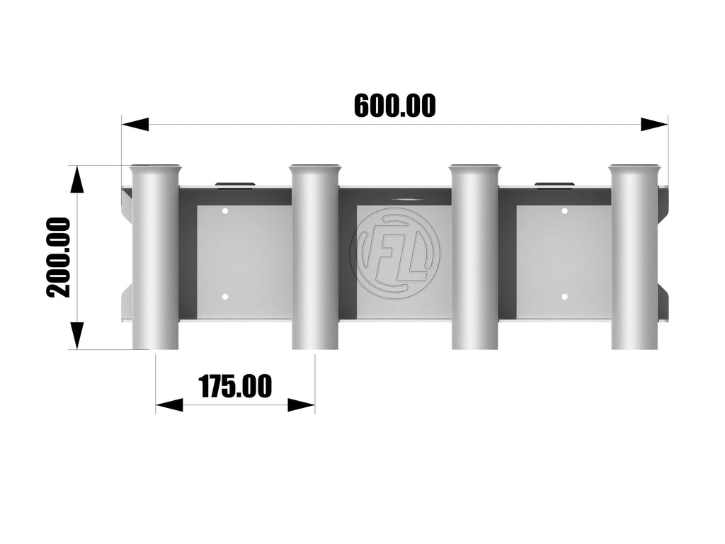Bolt-On Aluminium Rod Rack image 2
