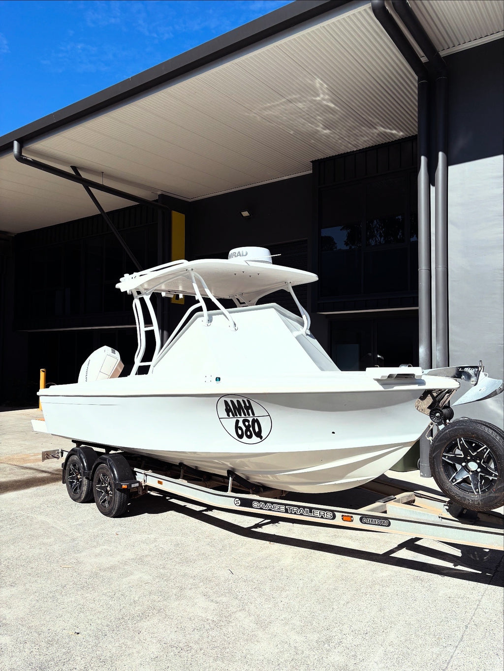 Haines Hunter V19 Trolling Motor Mount image 0