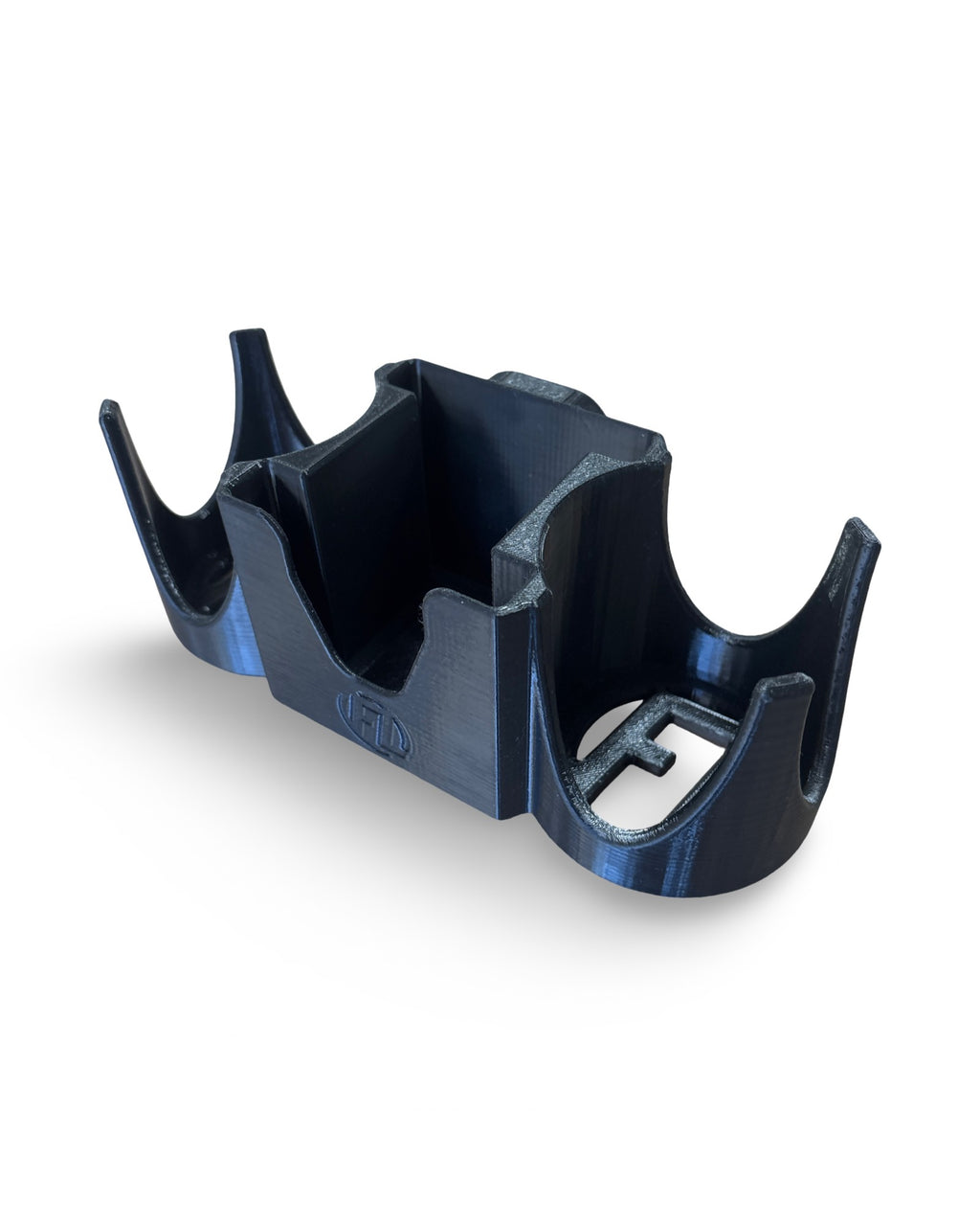 Dual Boat Cup and Phone Holder with Push Lock Puck