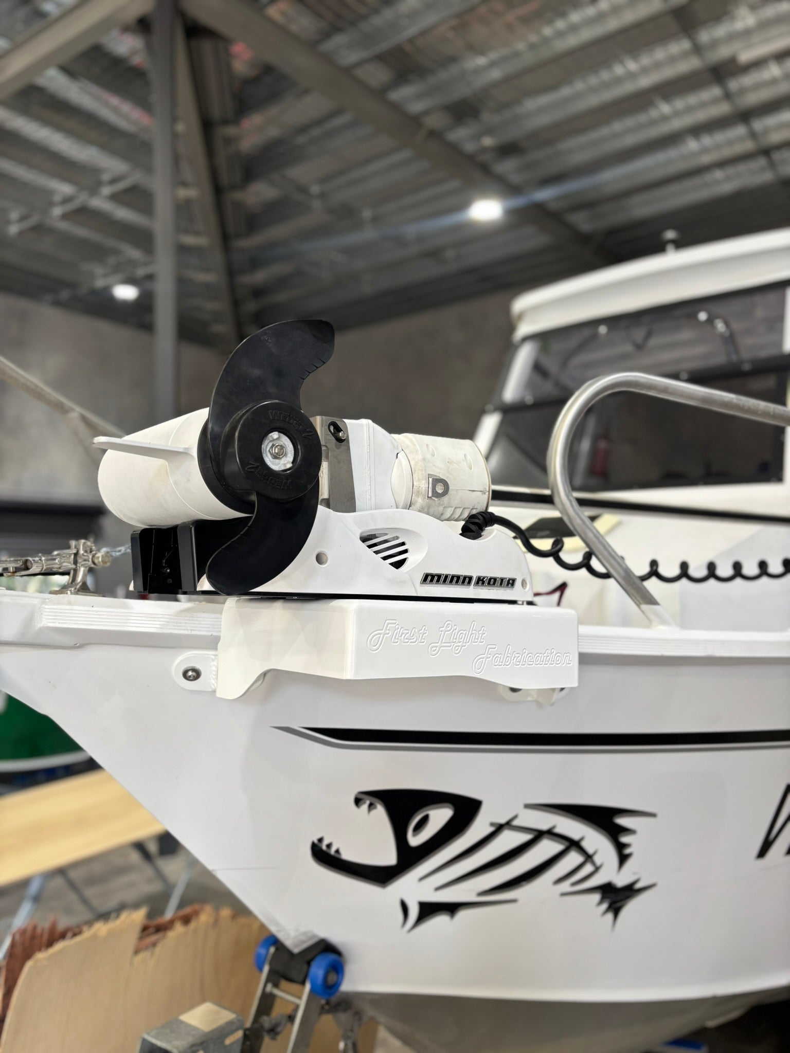 Formosa 5.5m Centre Console Trolling Motor Mount