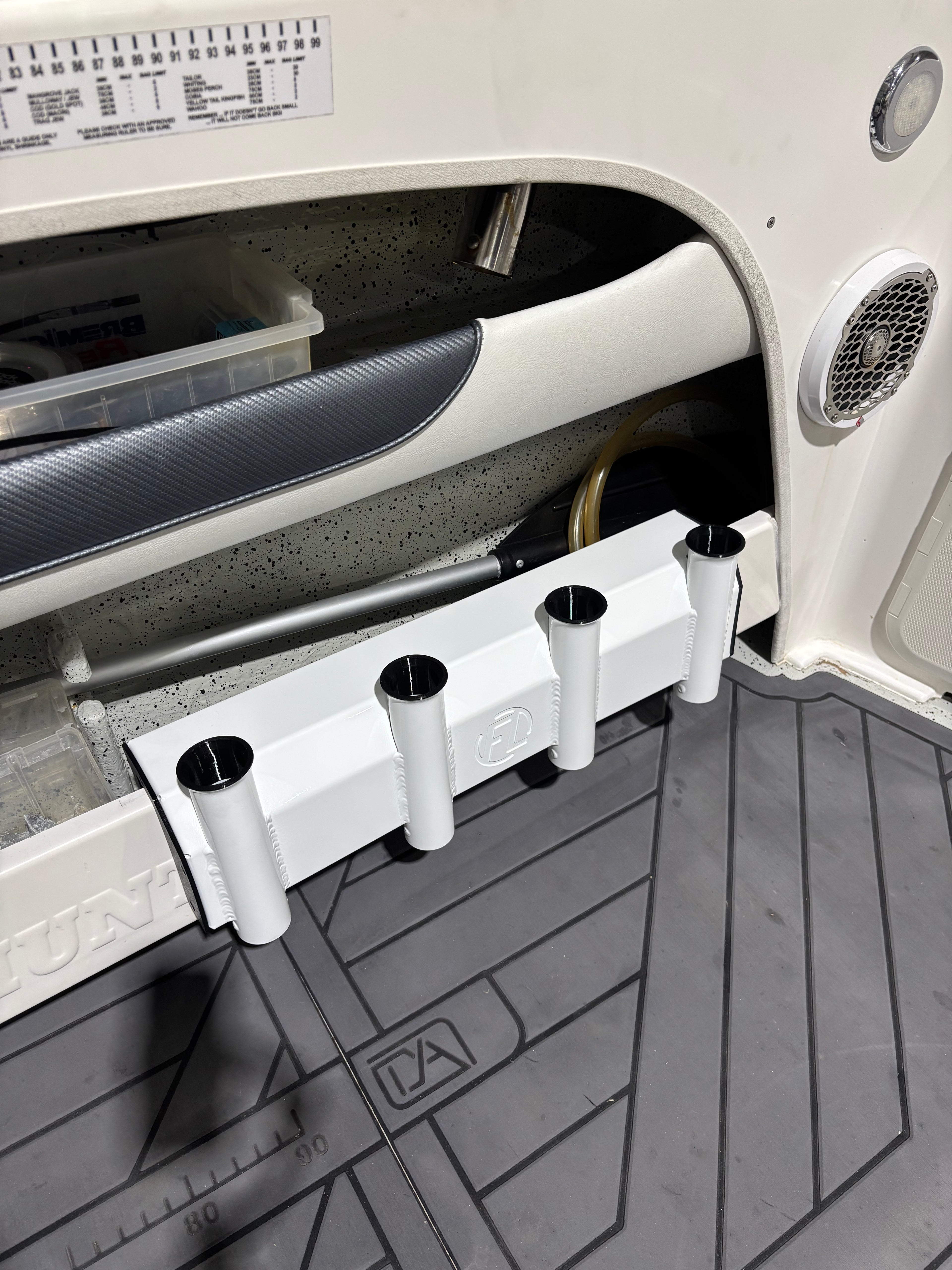 Aluminium Coaming Rack Rod Holder V2