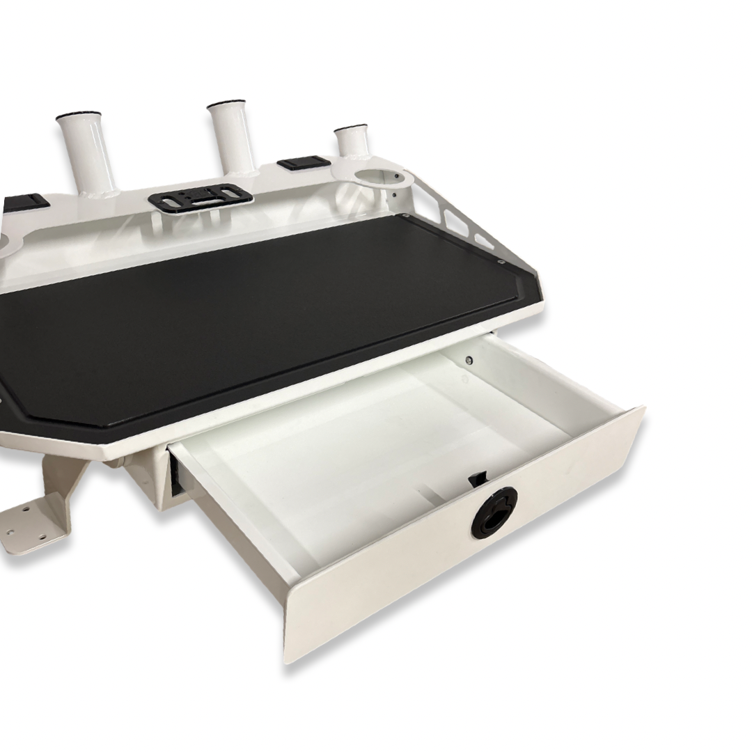 Aluminium Bait Board and Drawer- 750mm