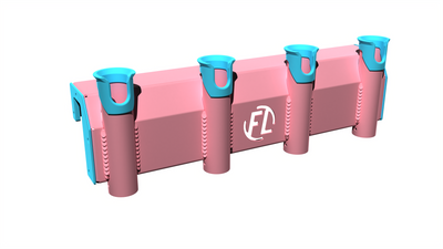 Custom Aluminium Coaming Rack Rod Holder