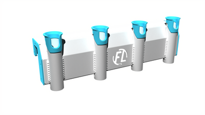 Custom Aluminium Coaming Rack Rod Holder