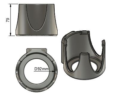 Boat Cup Holder Large with Push Lock Puck image 5