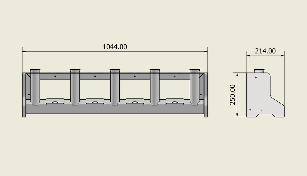 Home Storage Rod Rack image 4
