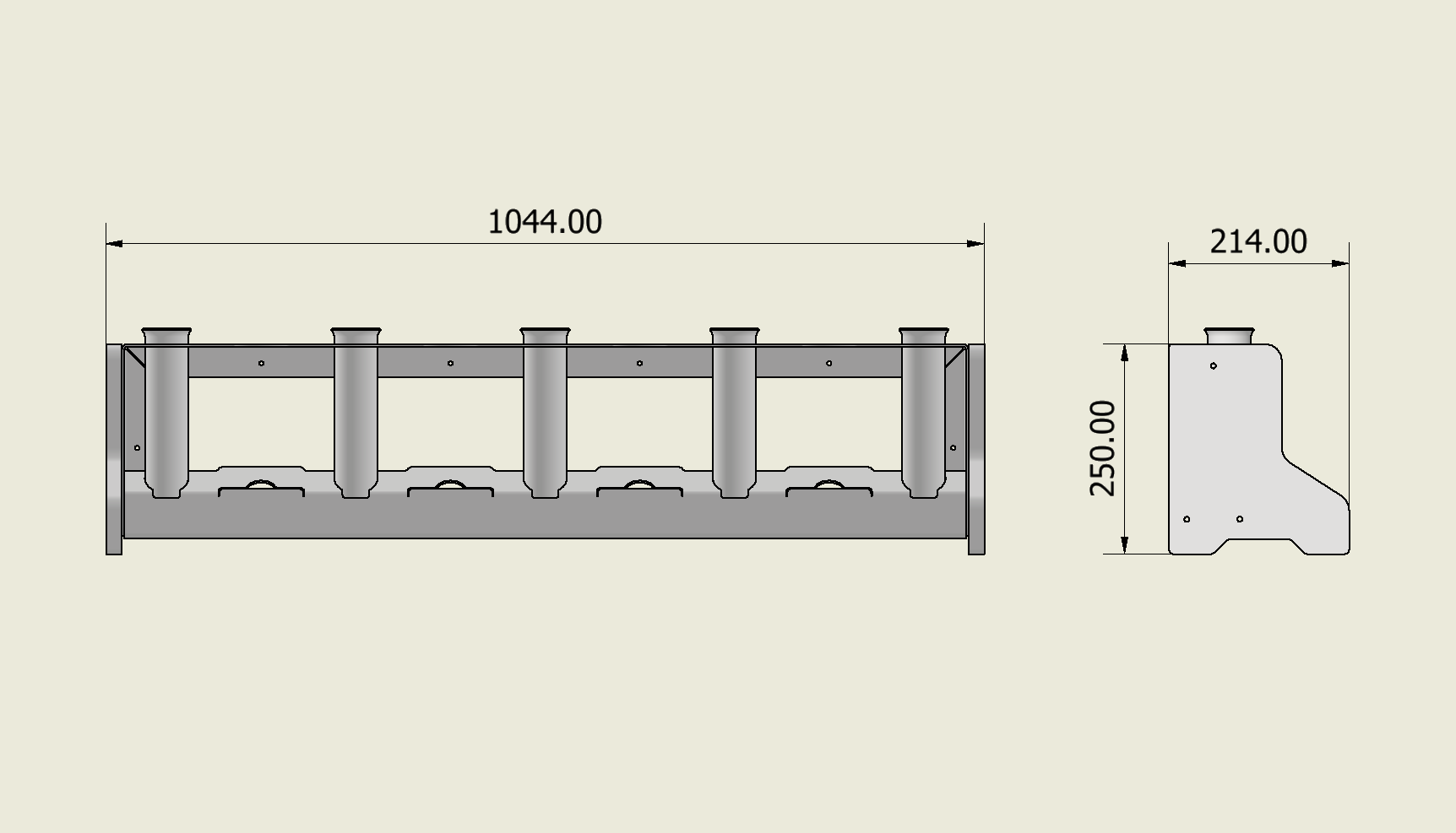 Home Storage Rod Rack image 4