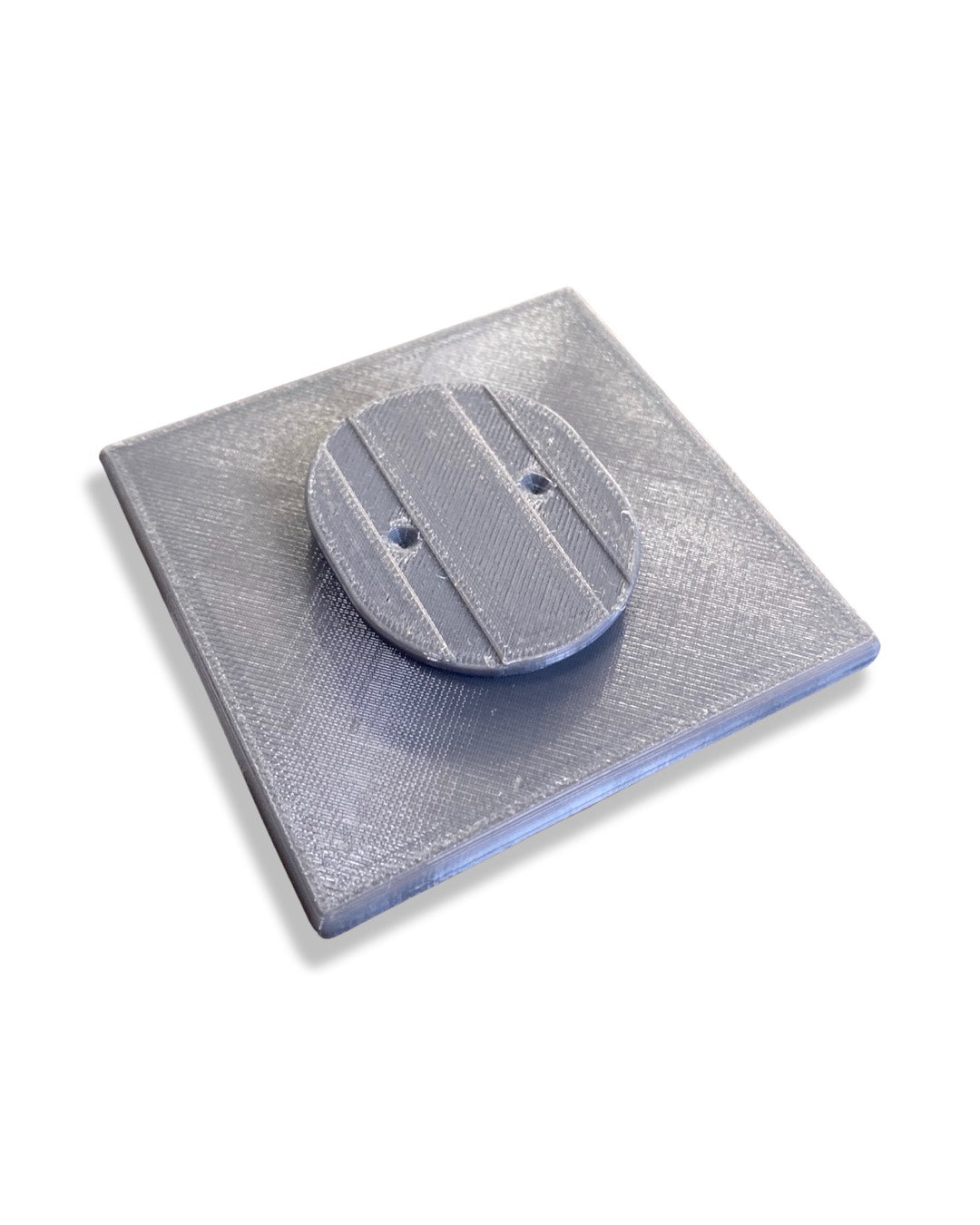 Push Lock Puck - 3M Adhesive - grey image