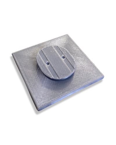 Push Lock Puck - 3M Adhesive - grey image