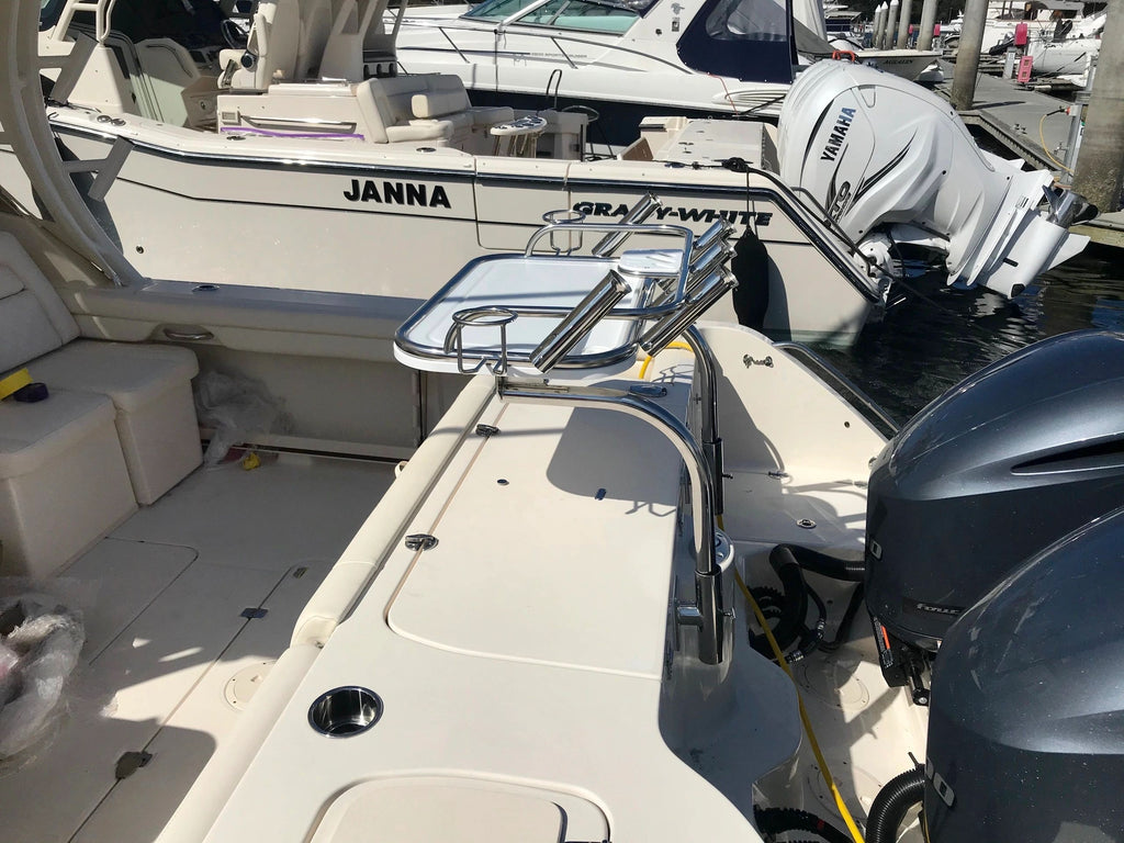 Transom Mounted Stainless Steel Bait Board 750x450mm image 4